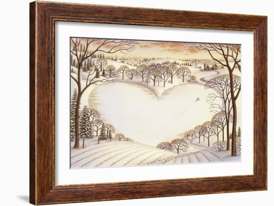 Sledding-Dan Craig-Framed Giclee Print