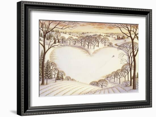 Sledding-Dan Craig-Framed Giclee Print