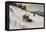 Sledge Riding and Skiing-Axel Hjalmar Ender-Framed Premier Image Canvas