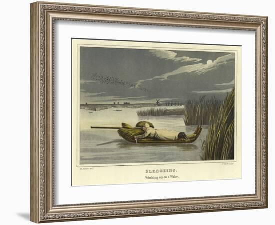 Sledgeing-Henry Thomas Alken-Framed Giclee Print