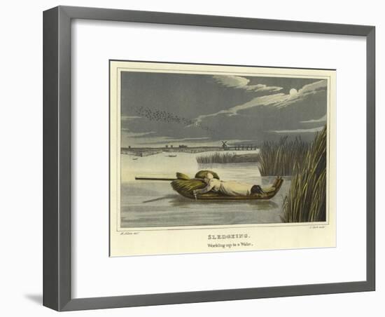 Sledgeing-Henry Thomas Alken-Framed Giclee Print