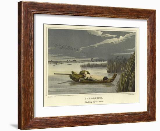 Sledgeing-Henry Thomas Alken-Framed Giclee Print