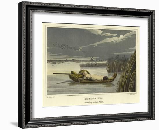 Sledgeing-Henry Thomas Alken-Framed Giclee Print