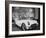 Sleek New Chevrolet Corvette Standing in Show Room-Eliot Elisofon-Framed Photographic Print