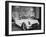 Sleek New Chevrolet Corvette Standing in Show Room-Eliot Elisofon-Framed Photographic Print