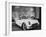 Sleek New Chevrolet Corvette Standing in Show Room-Eliot Elisofon-Framed Photographic Print