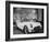 Sleek New Chevrolet Corvette Standing in Show Room-Eliot Elisofon-Framed Photographic Print