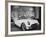 Sleek New Chevrolet Corvette Standing in Show Room-Eliot Elisofon-Framed Photographic Print