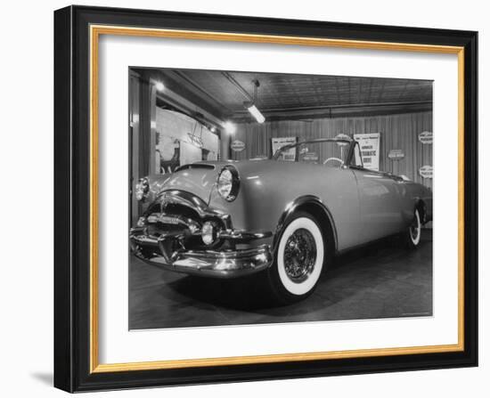 Sleek New Packard Caribbean Standing in Show Room-Eliot Elisofon-Framed Photographic Print