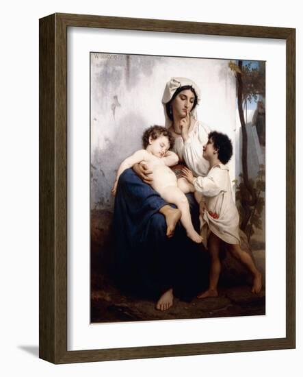 Sleep, 1864-William Adolphe Bouguereau-Framed Giclee Print