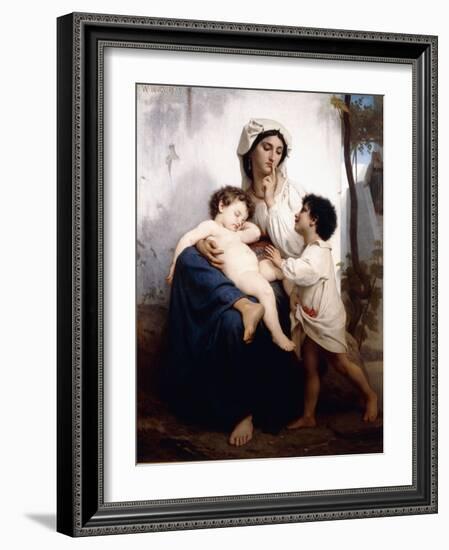 Sleep, 1864-William Adolphe Bouguereau-Framed Giclee Print