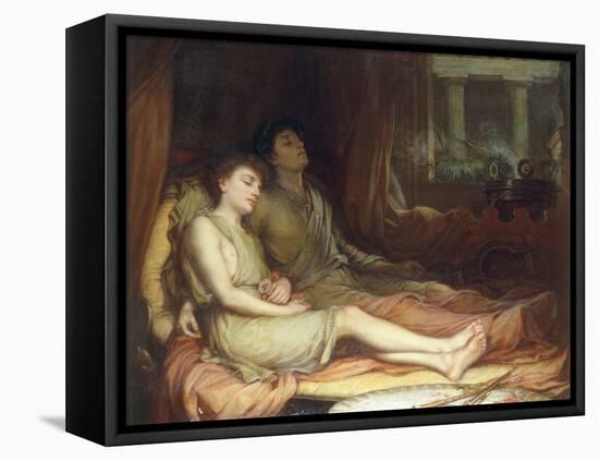 Sleep and his Half-Brother Death-John William Waterhouse-Framed Premier Image Canvas