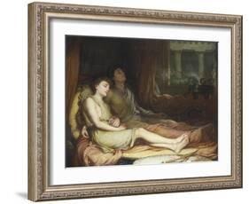 Sleep and His Half Brother Death-John William Waterhouse-Framed Giclee Print