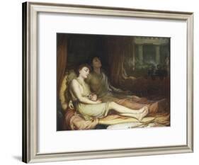 Sleep and His Half Brother Death-John William Waterhouse-Framed Giclee Print