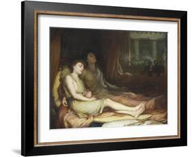 Sleep and His Half Brother Death-John William Waterhouse-Framed Giclee Print