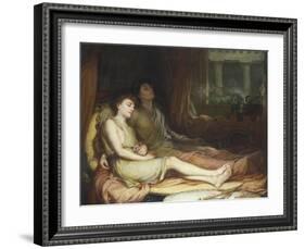 Sleep and His Half Brother Death-John William Waterhouse-Framed Giclee Print