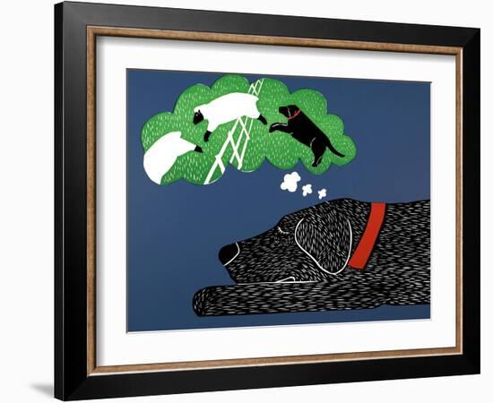 Sleep Black-Stephen Huneck-Framed Giclee Print