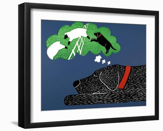 Sleep Black-Stephen Huneck-Framed Giclee Print