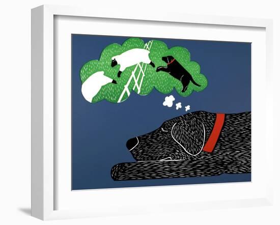 Sleep Black-Stephen Huneck-Framed Giclee Print