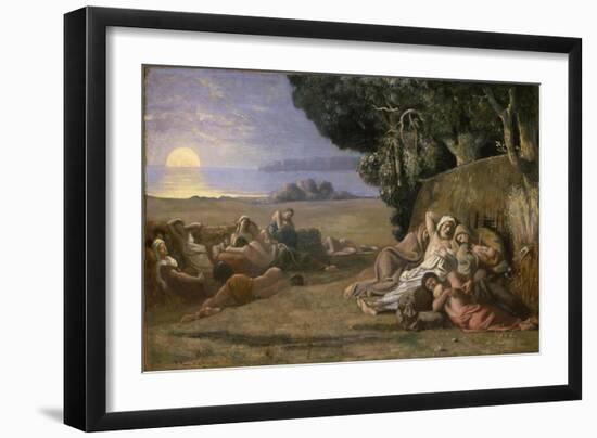 Sleep, c.1867-70-Pierre Puvis de Chavannes-Framed Giclee Print