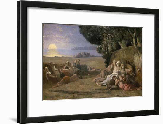 Sleep, c.1867-70-Pierre Puvis de Chavannes-Framed Giclee Print