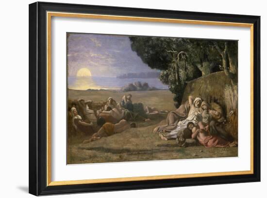 Sleep, c.1867-70-Pierre Puvis de Chavannes-Framed Giclee Print