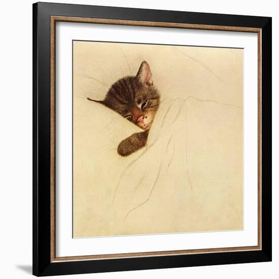 Sleep Like a Kitten-Guido Gruenwald-Framed Giclee Print