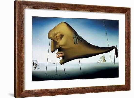 Sleep-Salvador Dalí-Framed Art Print