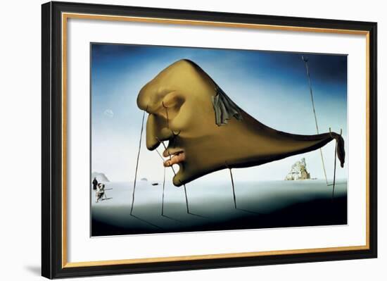 Sleep-Salvador Dalí-Framed Art Print