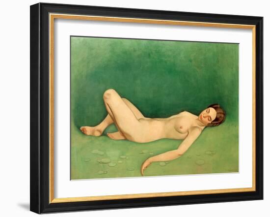 Sleeping Bather-Félix Vallotton-Framed Giclee Print