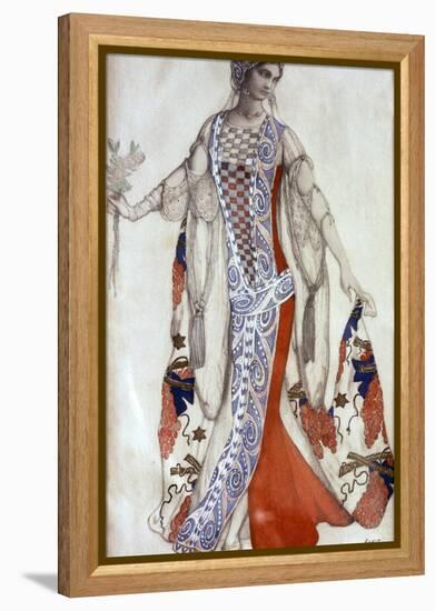 Sleeping Beauty, Ballet Costume Design, C1913-Leon Bakst-Framed Premier Image Canvas