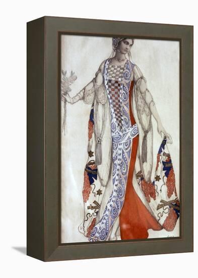 Sleeping Beauty, Ballet Costume Design, C1913-Leon Bakst-Framed Premier Image Canvas