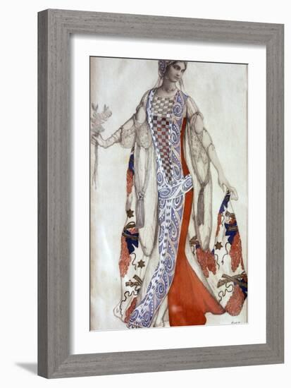 Sleeping Beauty, Ballet Costume Design, C1913-Leon Bakst-Framed Giclee Print