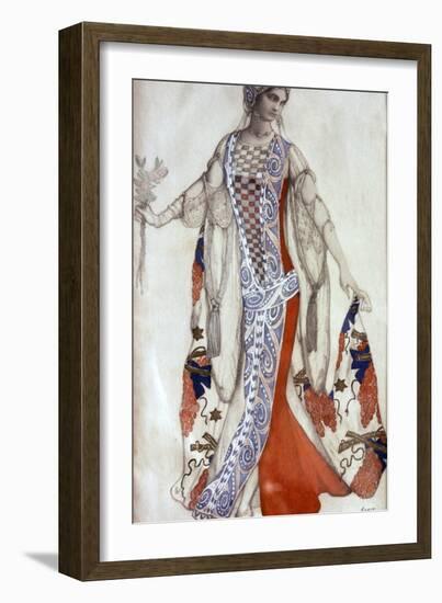 Sleeping Beauty, Ballet Costume Design, C1913-Leon Bakst-Framed Giclee Print