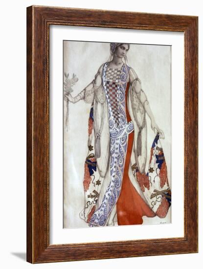 Sleeping Beauty, Ballet Costume Design, C1913-Leon Bakst-Framed Giclee Print