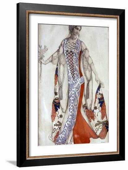 Sleeping Beauty, Ballet Costume Design, C1913-Leon Bakst-Framed Giclee Print