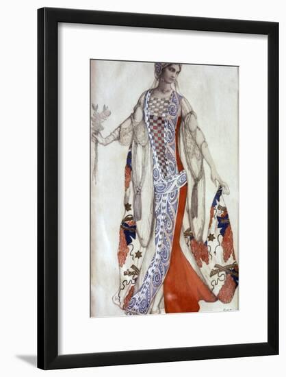 Sleeping Beauty, Ballet Costume Design, C1913-Leon Bakst-Framed Giclee Print