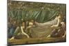 Sleeping Beauty, Illustration from 'The Legend of the Briar Rose', 1871-72-Edward Burne-Jones-Mounted Giclee Print