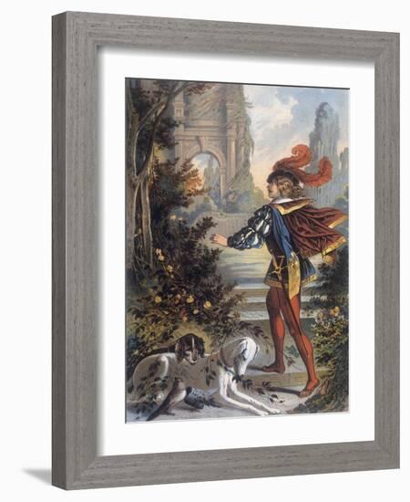 Sleeping Beauty: The Prince Approaches the Enchanted Castle-Jouvet-Framed Giclee Print