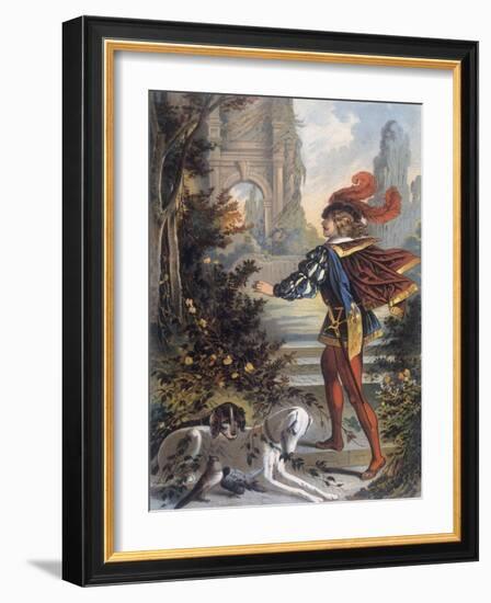Sleeping Beauty: The Prince Approaches the Enchanted Castle-Jouvet-Framed Giclee Print