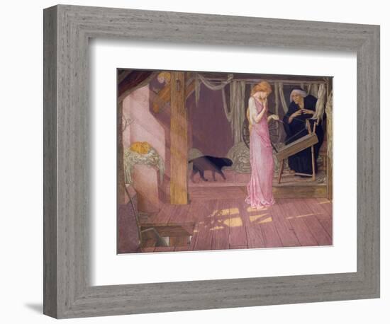 Sleeping Beauty: the Princess Pricks Her Finger-Carl Frederic Aagaard-Framed Giclee Print