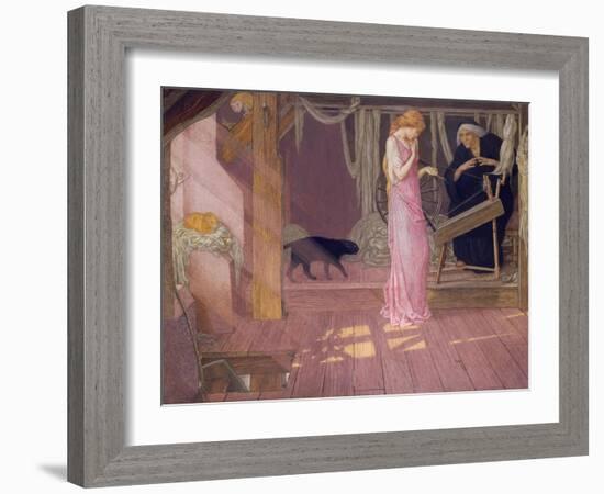 Sleeping Beauty: the Princess Pricks Her Finger-Carl Frederic Aagaard-Framed Giclee Print