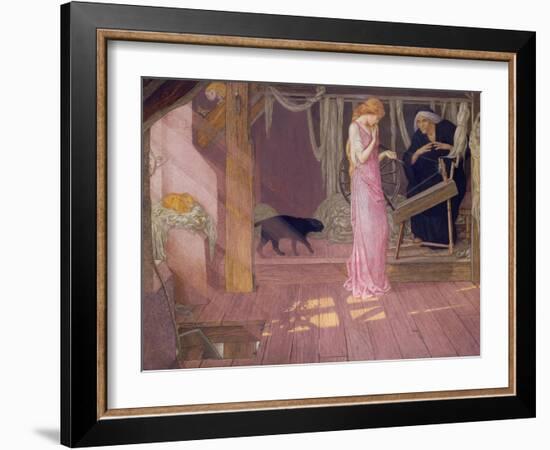 Sleeping Beauty: the Princess Pricks Her Finger-Carl Frederic Aagaard-Framed Giclee Print