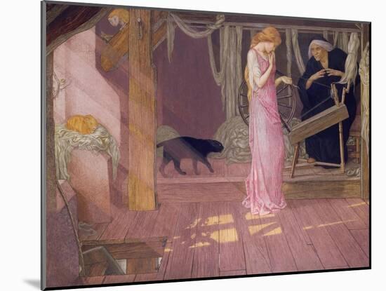Sleeping Beauty: the Princess Pricks Her Finger-Carl Frederic Aagaard-Mounted Giclee Print