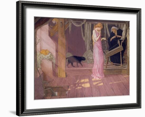 Sleeping Beauty: the Princess Pricks Her Finger-Carl Frederic Aagaard-Framed Giclee Print