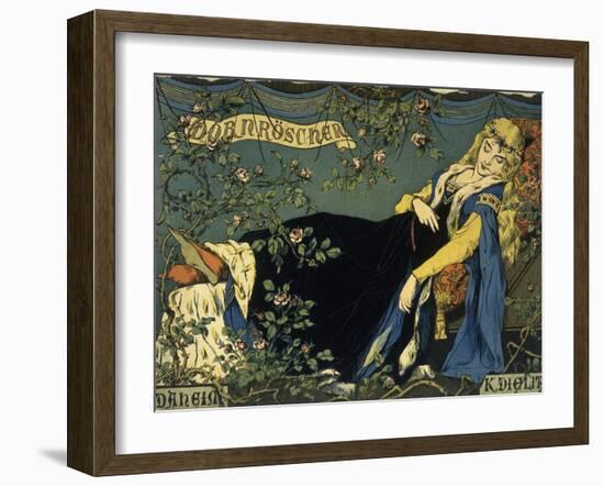 Sleeping Beauty-Konrad Dielitz-Framed Giclee Print