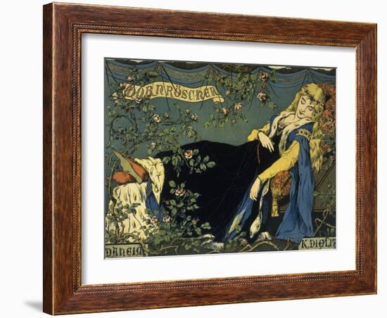 Sleeping Beauty-Konrad Dielitz-Framed Giclee Print