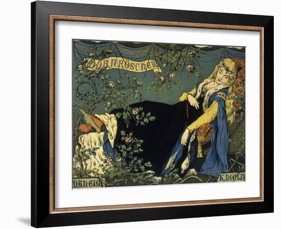 Sleeping Beauty-Konrad Dielitz-Framed Giclee Print