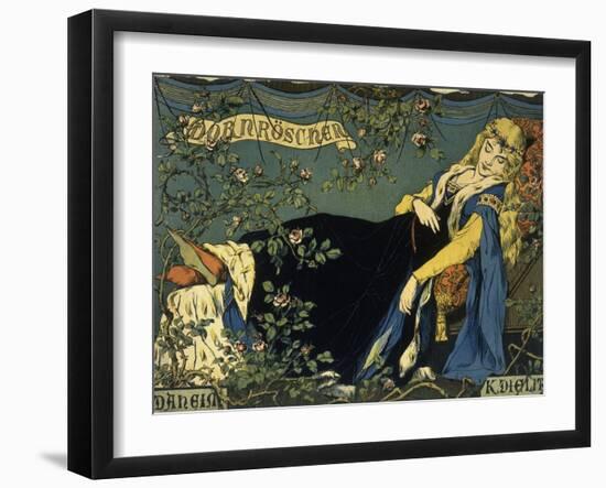 Sleeping Beauty-Konrad Dielitz-Framed Giclee Print