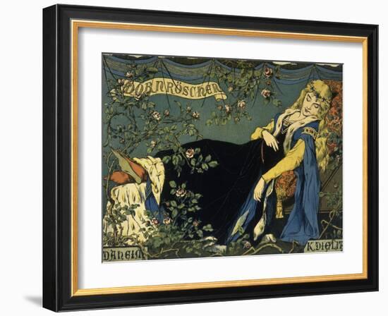 Sleeping Beauty-Konrad Dielitz-Framed Giclee Print